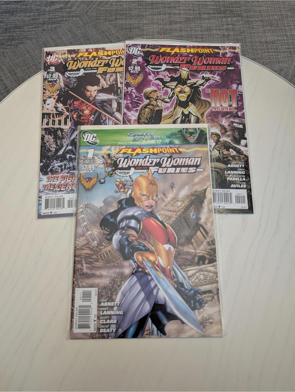 Flashpoint Wonder Woman Comic Book Set - 3 Issues - 1 - 3 Full Series